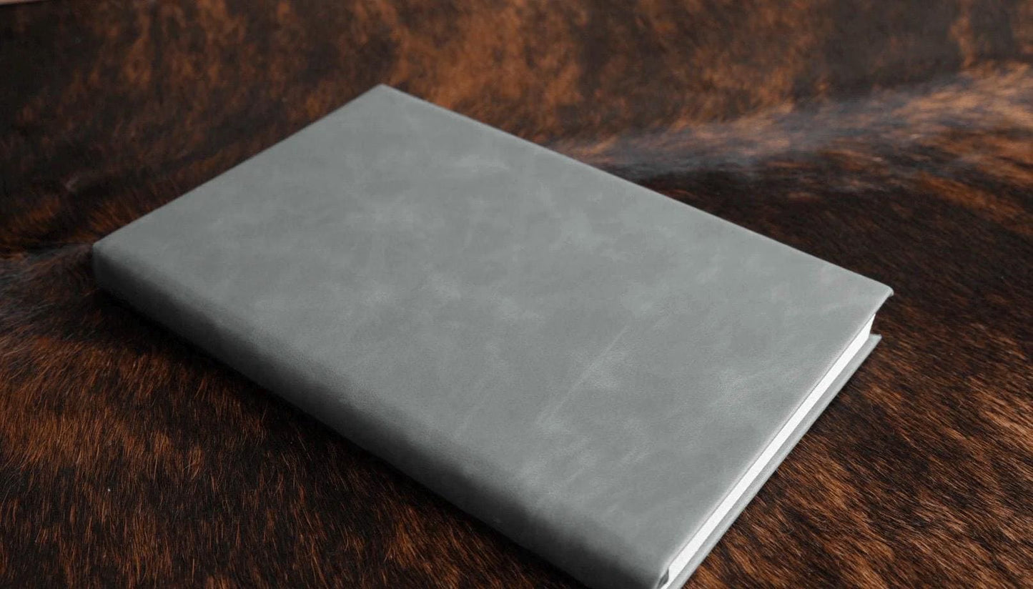 Engraved Leather Journal, The Lord Will Guide You Always Bible Verse Notebook