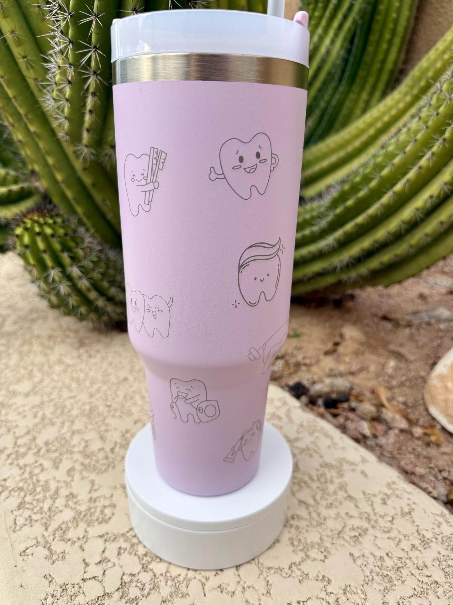 Dental Hygienist Gift Insulated Tumbler Stainless Steel Reusable Cup Professional Appreciation Present Office Beverage Container Tooth