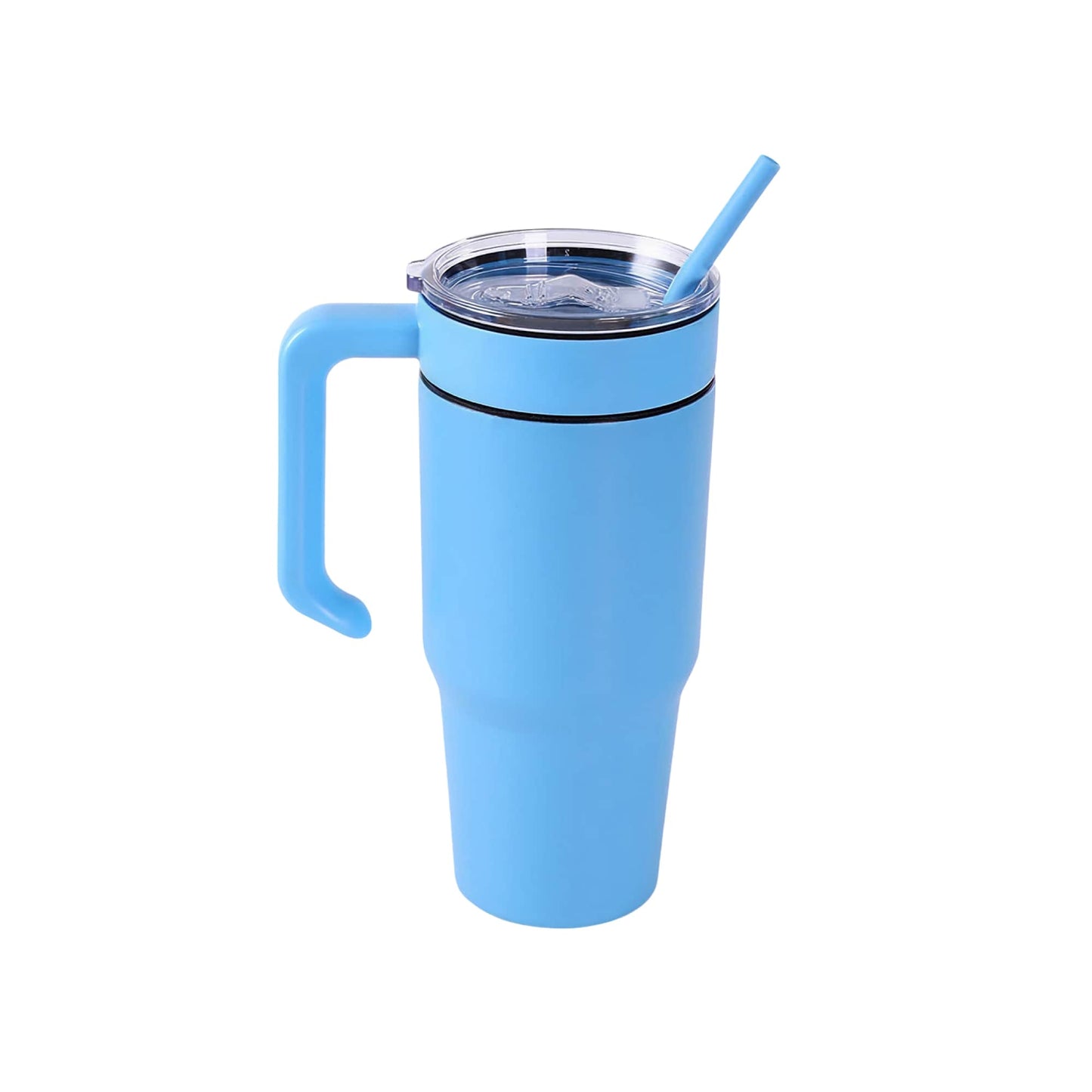 30oz Tumbler with Silicone Straw and Removable Lid