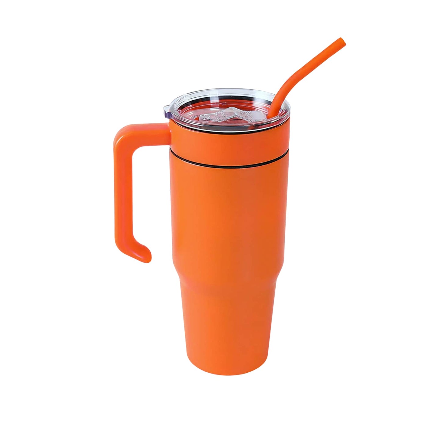 30oz Tumbler with Silicone Straw and Removable Lid