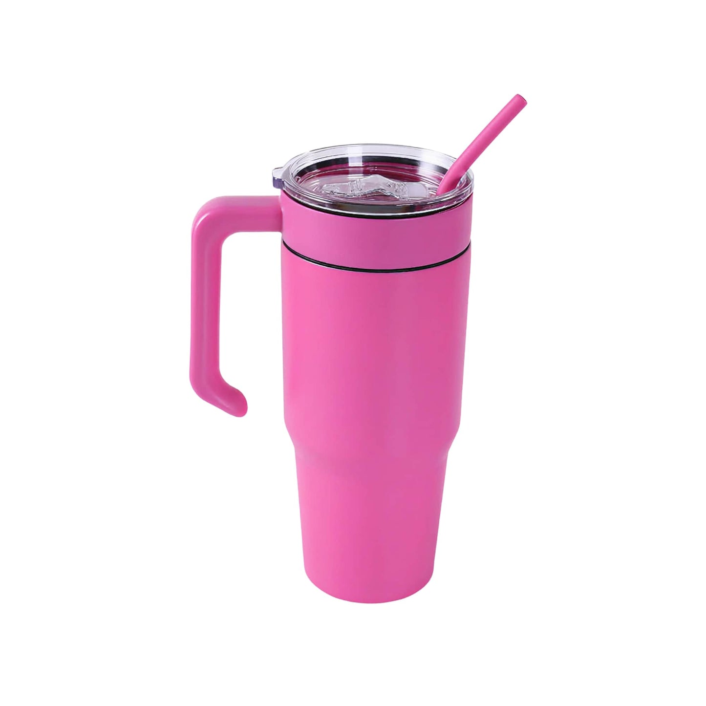 30oz Tumbler with Silicone Straw and Removable Lid