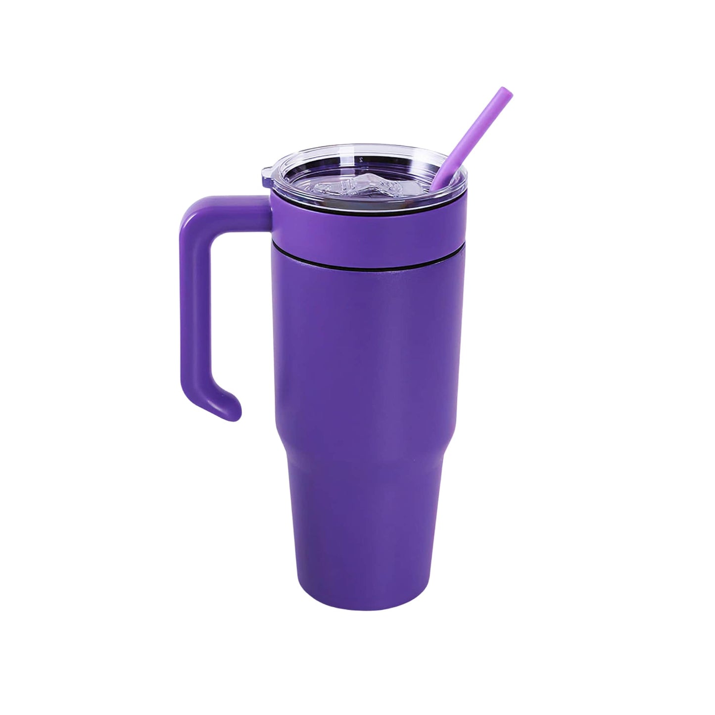 30oz Tumbler with Silicone Straw and Removable Lid
