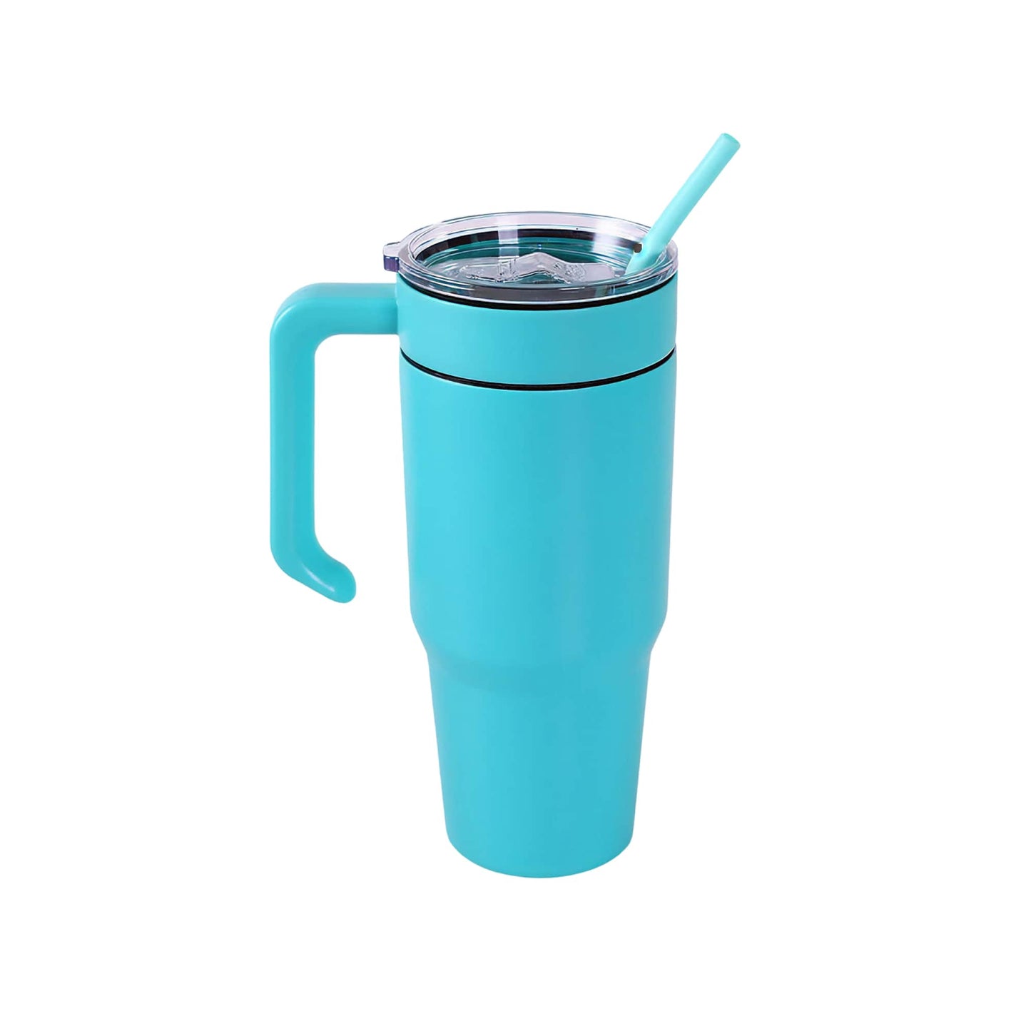 30oz Tumbler with Silicone Straw and Removable Lid