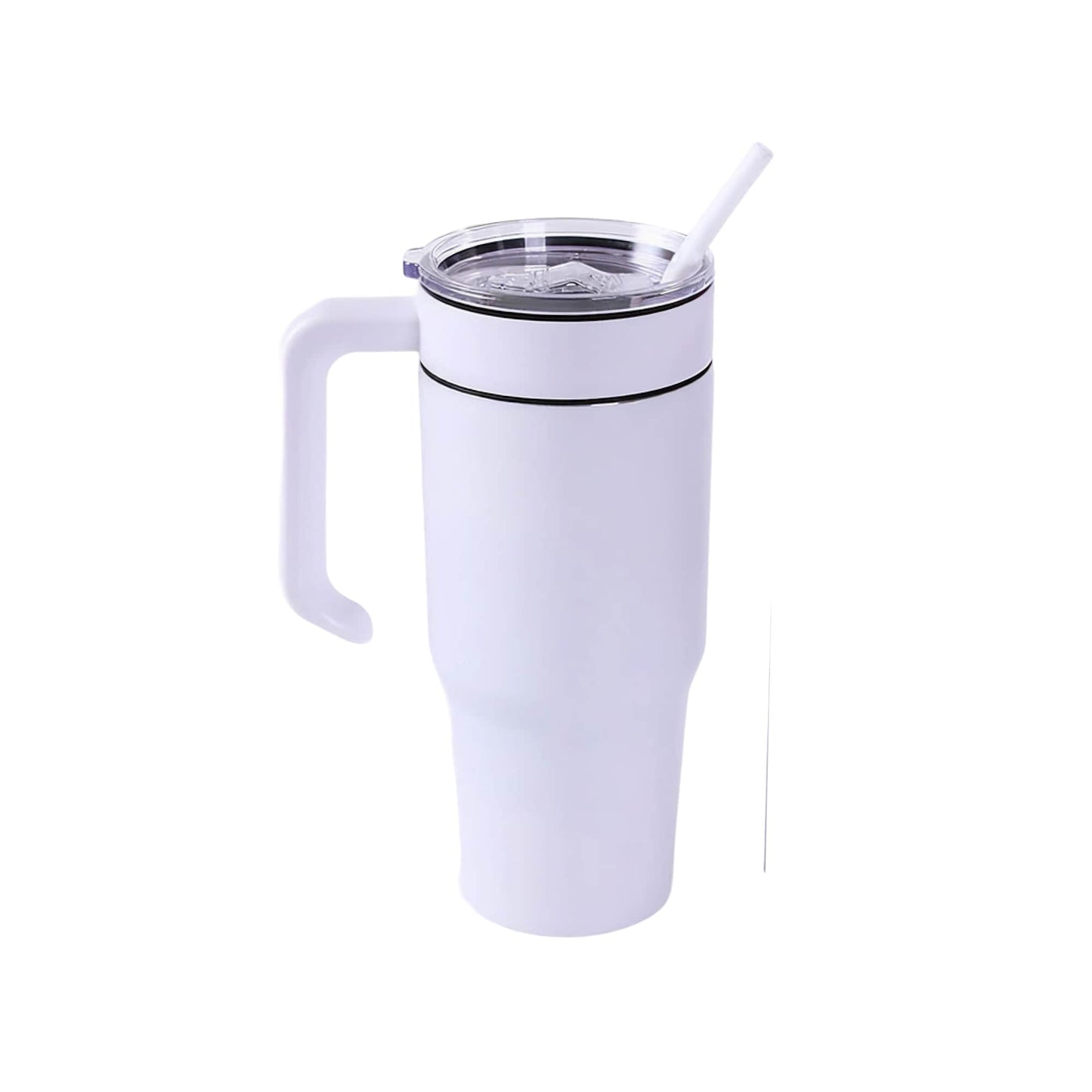 30oz Tumbler with Silicone Straw and Removable Lid