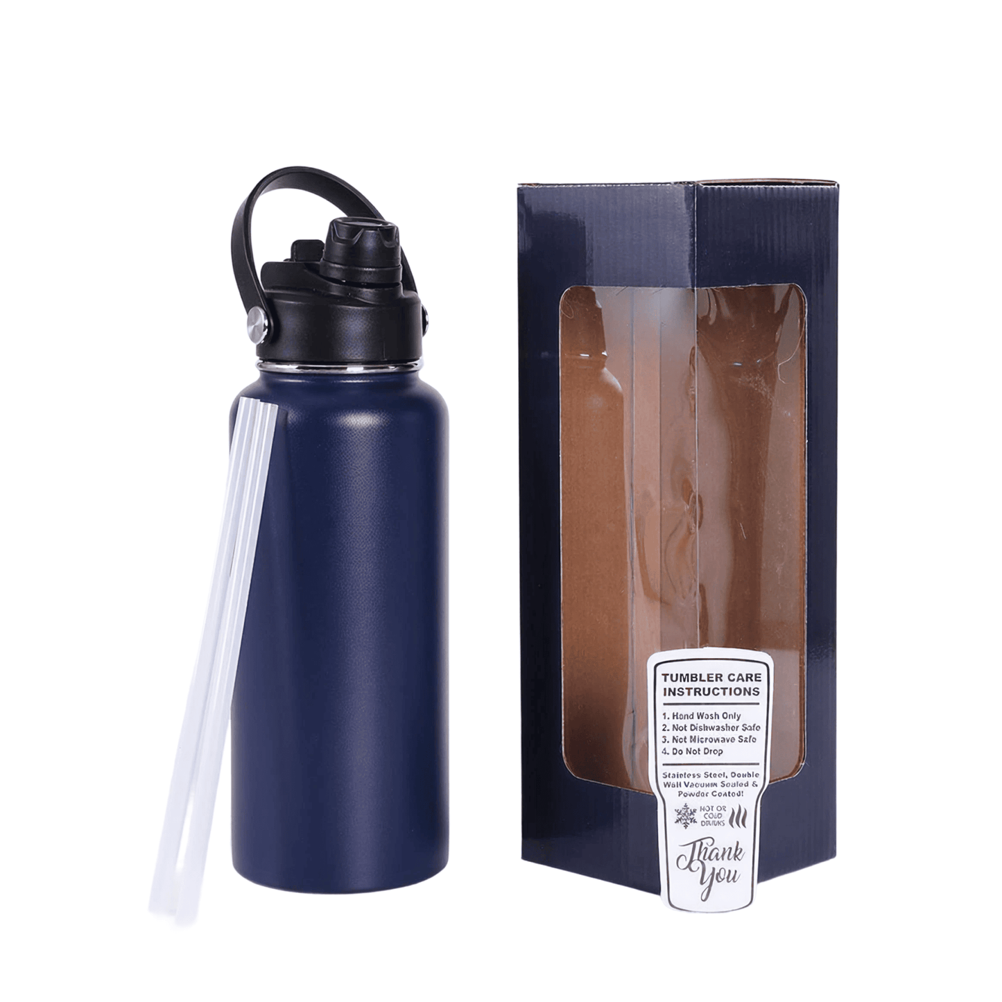 32oz Water Bottle (Hydro Water Bottle with Dual Sport Lid)