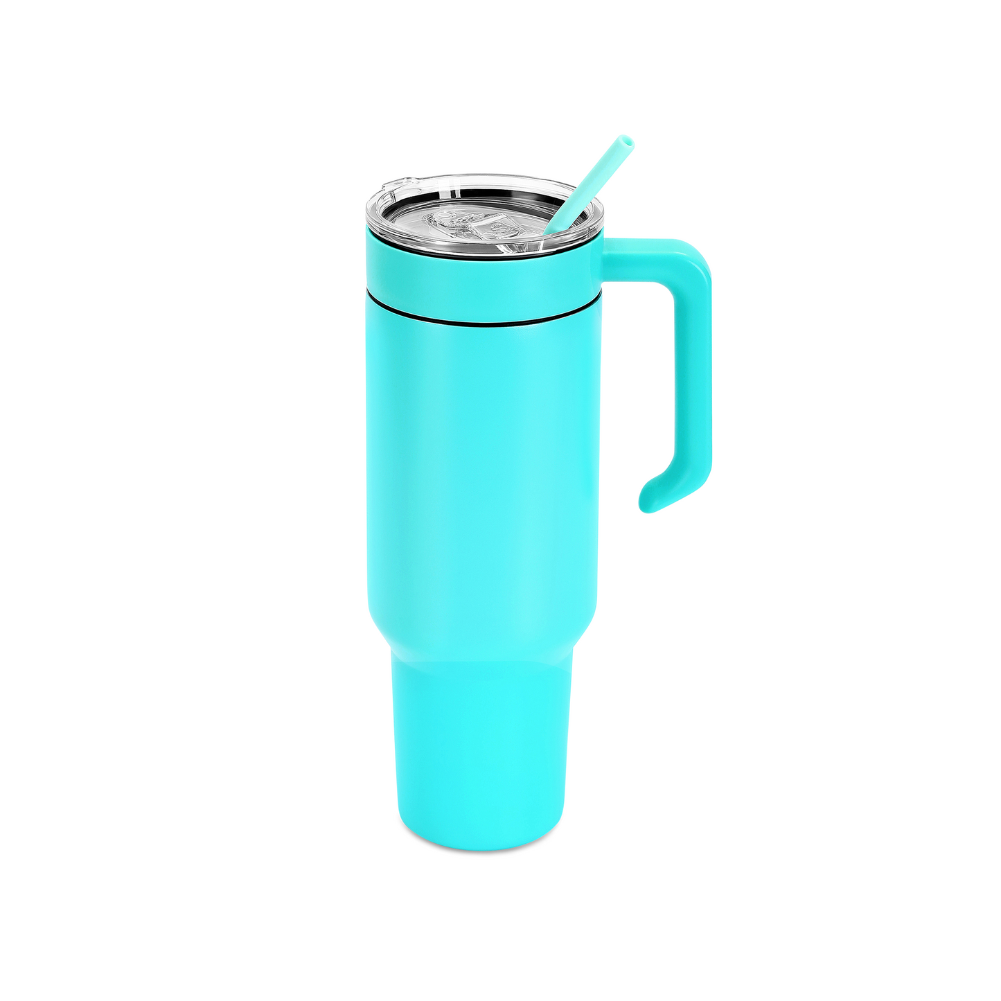 40oz Tumbler with Silicone Straw and Removable Lid