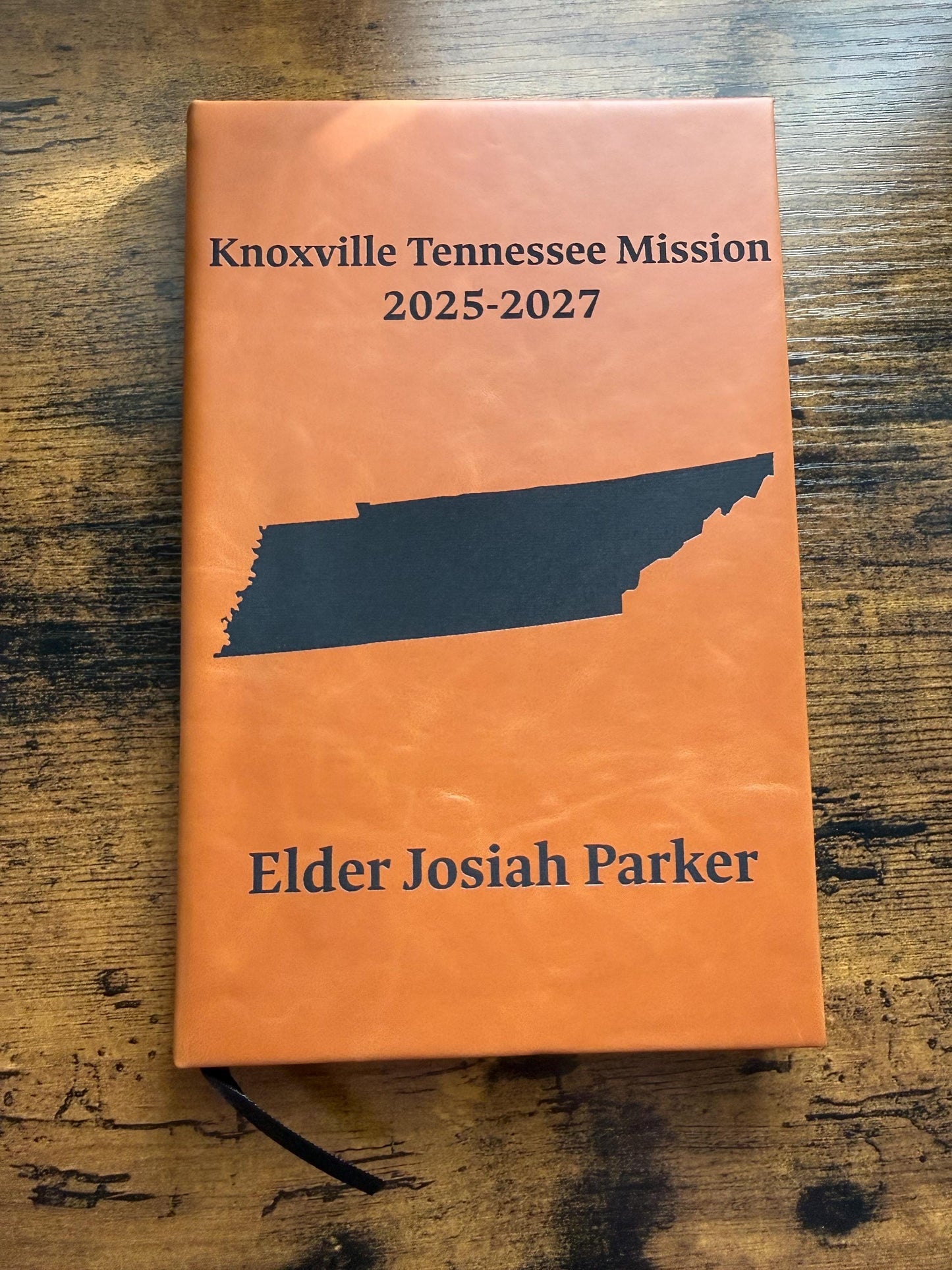 LDS Mission Journal Notebook Custom Name and Dates Gift for Elder or Sister Missionary