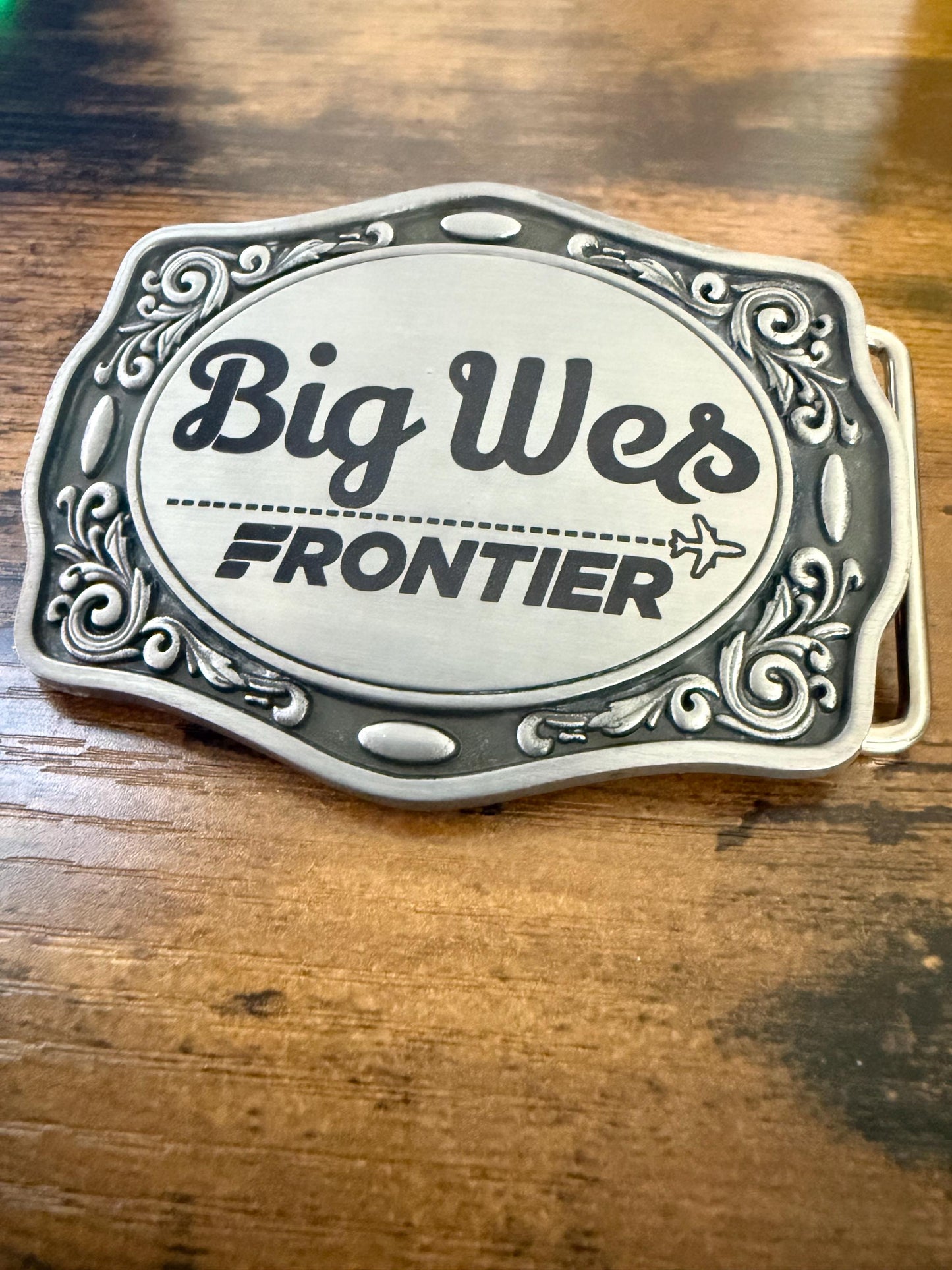 Personalized Western Belt Buckle, Custom Engraved Groomsman Best Man Wedding Gift