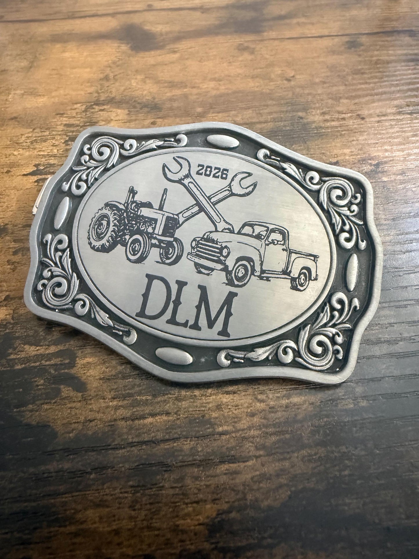 Personalized Western Belt Buckle, Custom Engraved Groomsman Best Man Wedding Corporate Business Gift