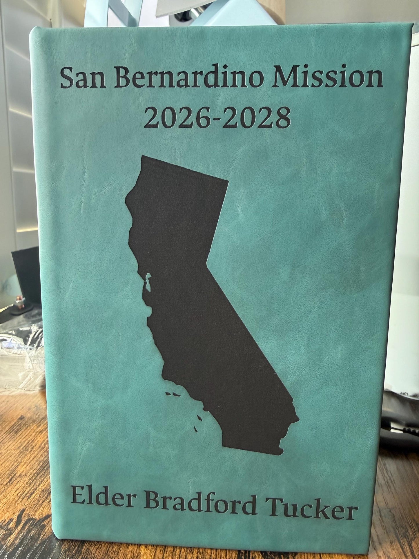 LDS Mission Journal Notebook Custom Name and Dates Gift for Elder or Sister Missionary