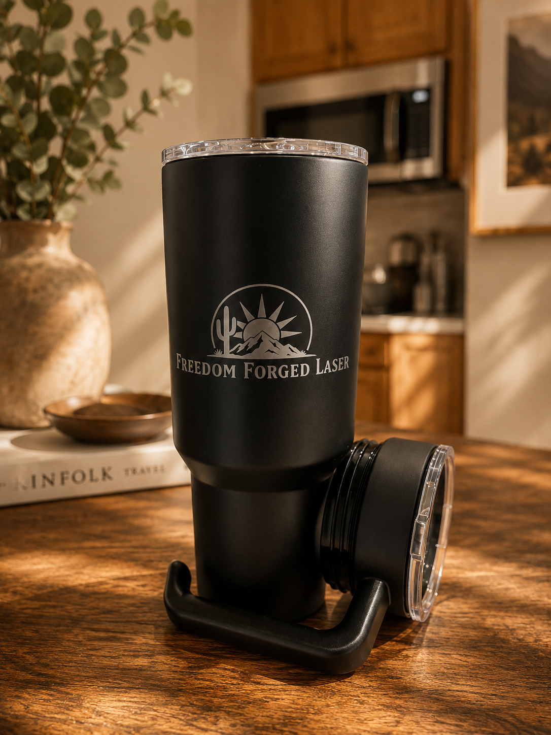 40oz Tumbler with Silicone Straw and Removable Lid