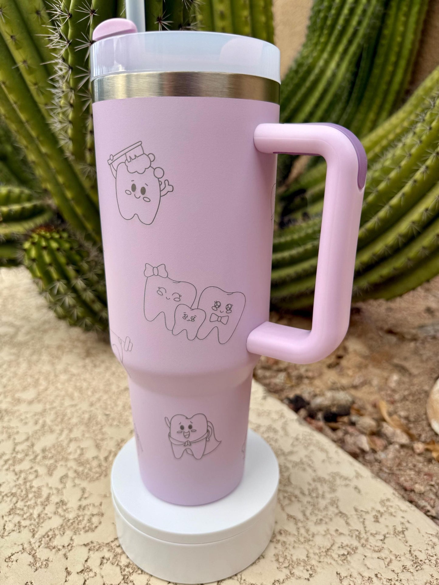 Dental Hygienist Gift Insulated Tumbler Stainless Steel Reusable Cup Professional Appreciation Present Office Beverage Container Tooth
