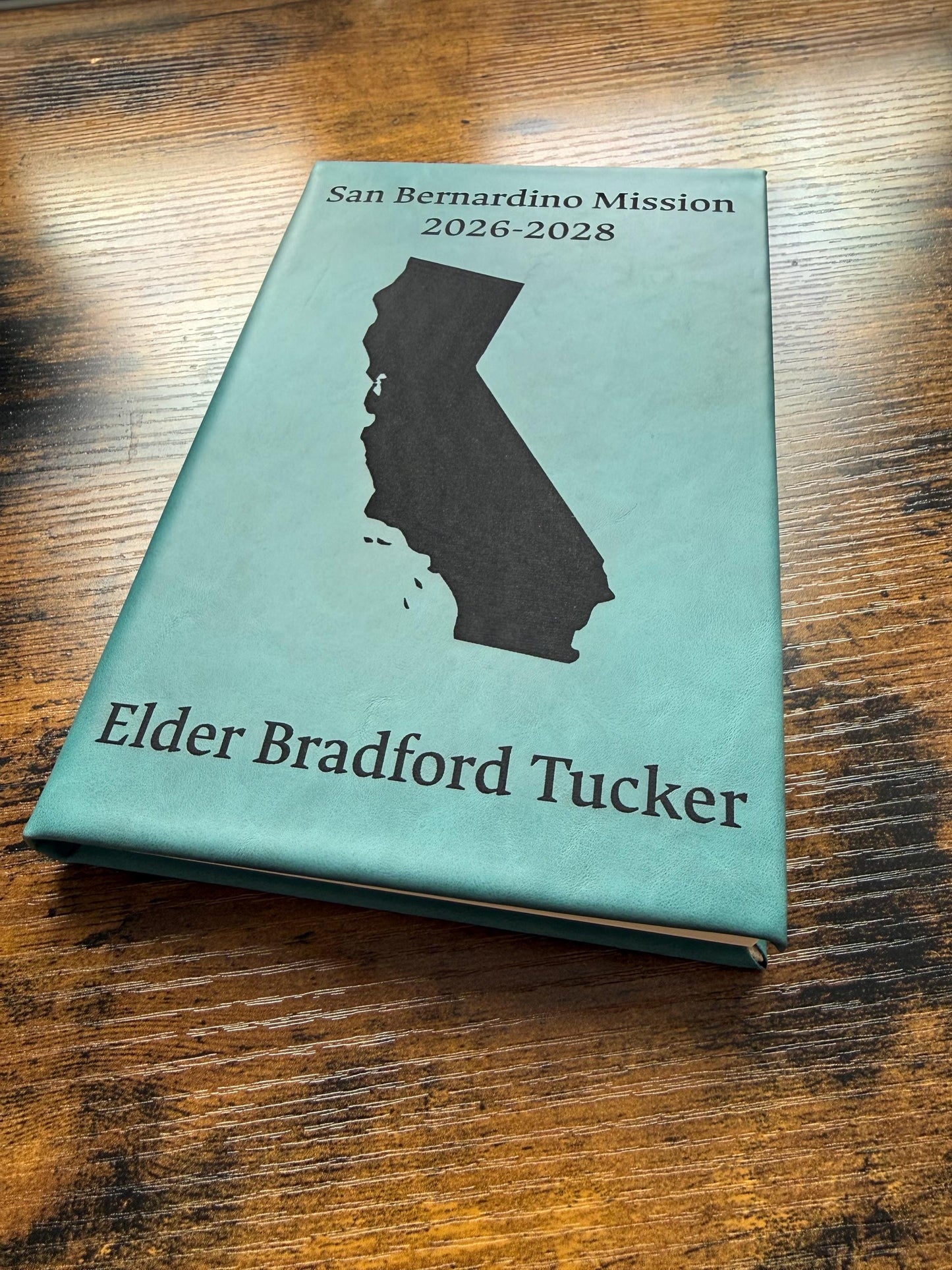 LDS Mission Journal Notebook Custom Name and Dates Gift for Elder or Sister Missionary