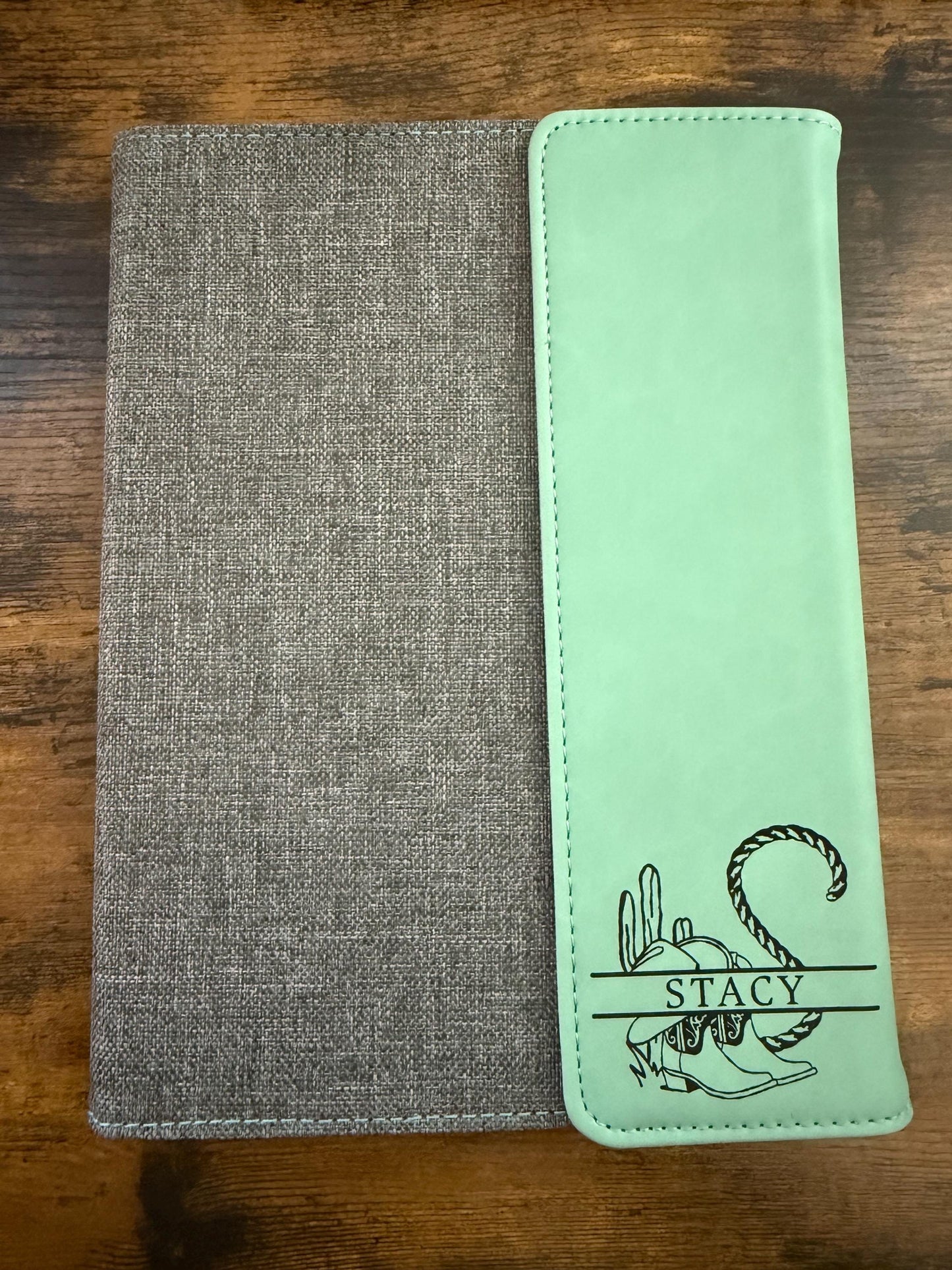 Personalized Leather Padfolio, Custom Name Portfolio Organizer, Executive Writing Folder, Business Gift